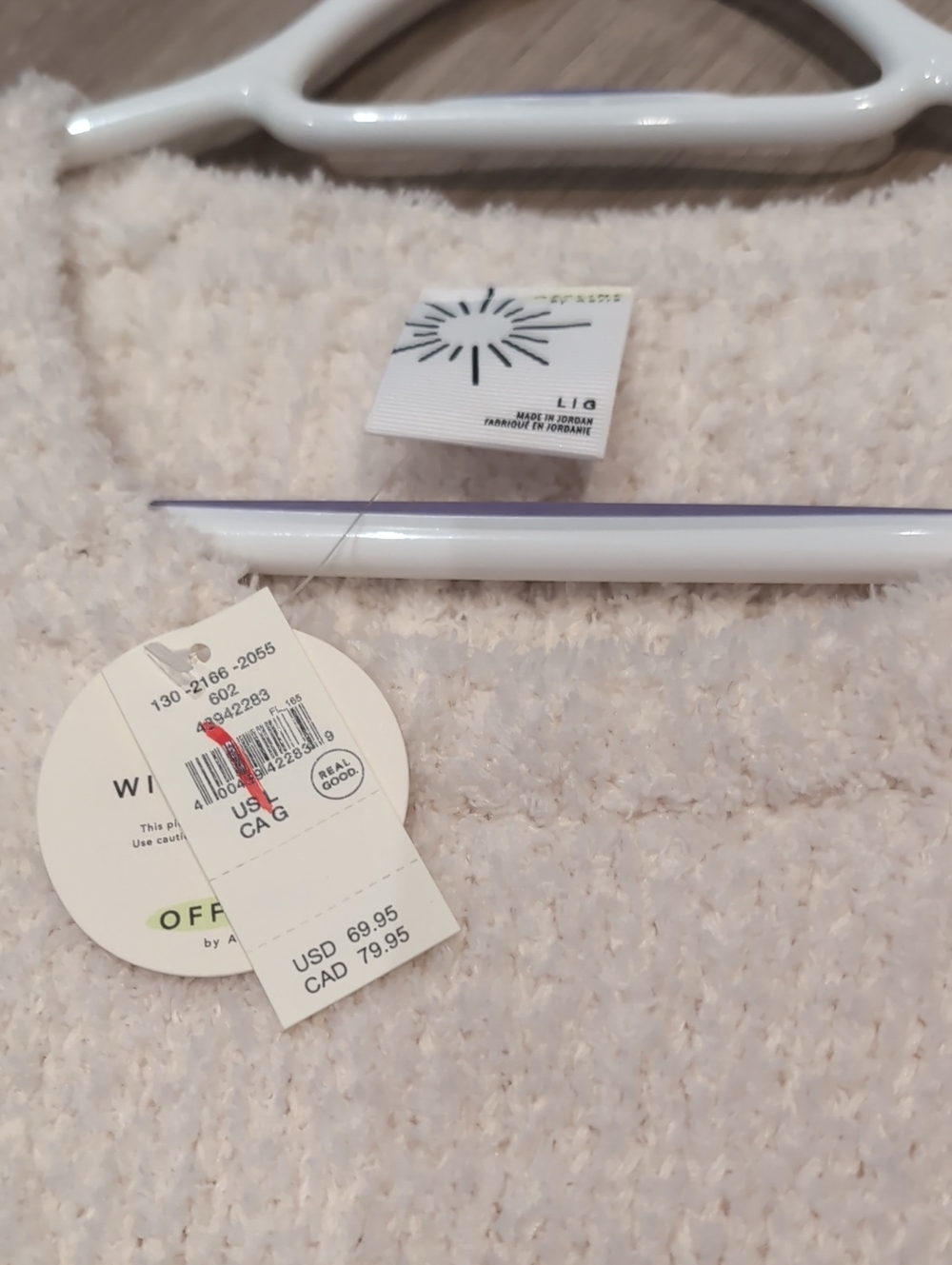 Aerie Marshmallow Crewneck Sweater Large - Picture 4 of 8